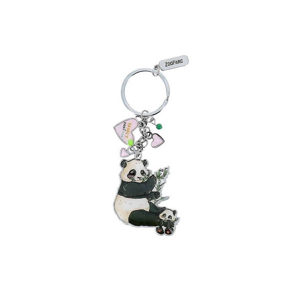 Porte-clé breloques panda family