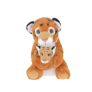 Peluche tigre avec son bébé