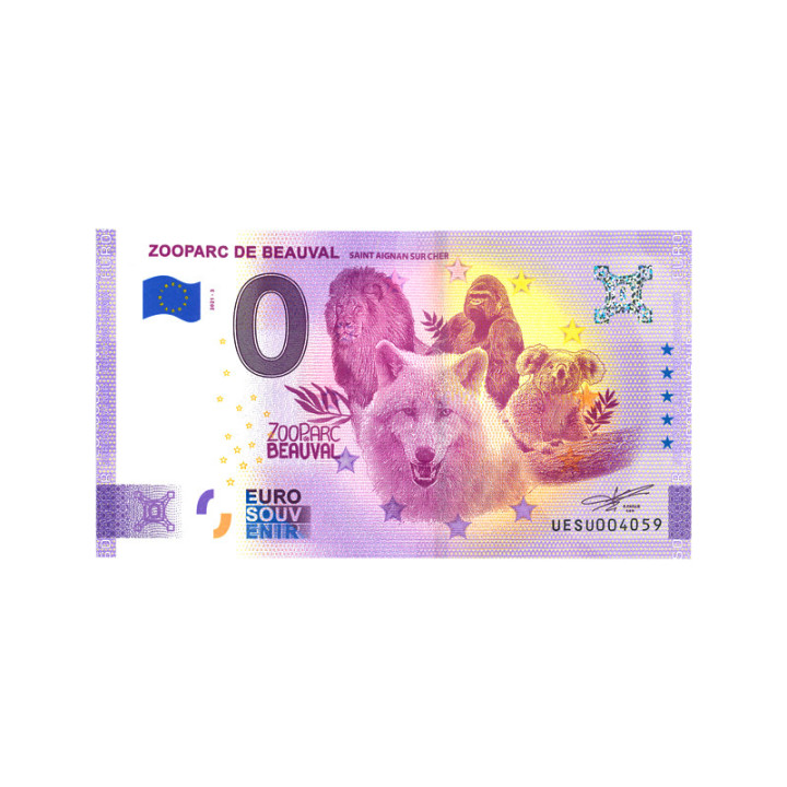 Billet souvenir BeauWild du ZooParc de Beauval