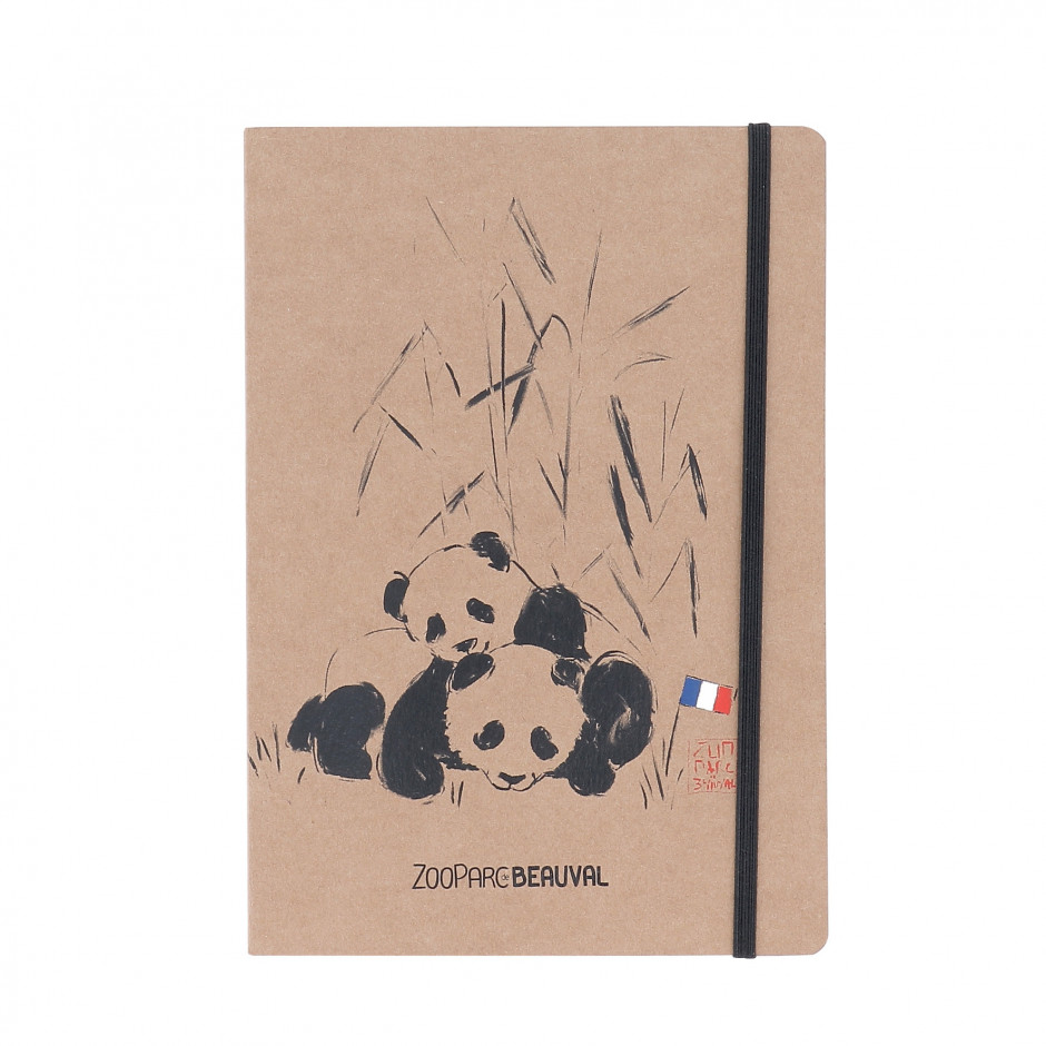 Carnet Clairefontaine de 64 pages lignées avec grand carreaux, format A5 -  La Boutique du ZooParc de Beauval