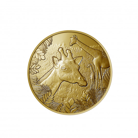 Médaille Monnaie de Paris girafe