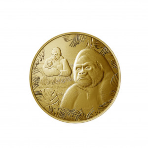 Médaille Monnaie de Paris gorille