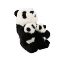 Peluche panda Shan et ses bébés