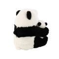 Peluche panda Shan et ses bébés