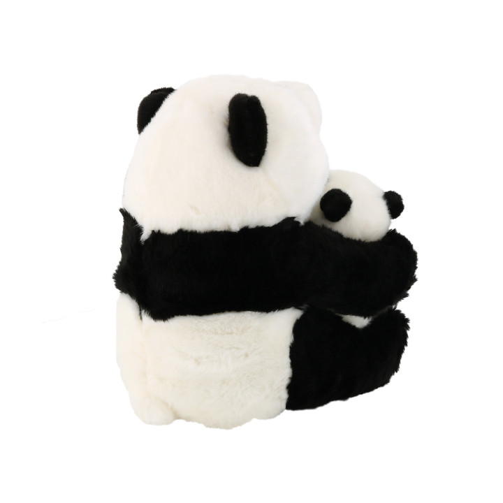 Peluche panda Shan et ses bébés