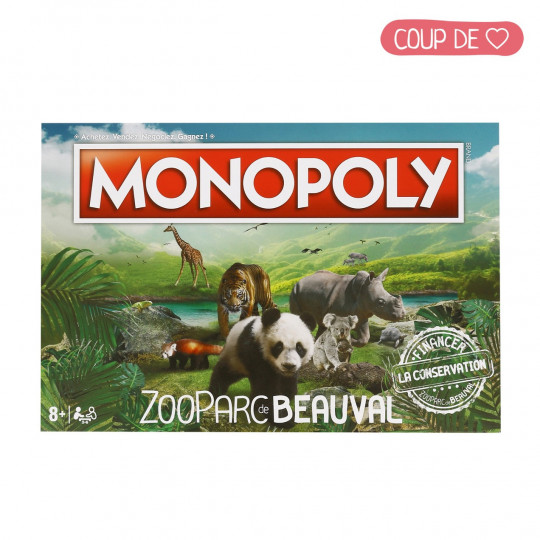 Jeu de société Monopoly ZooParc de Beauval