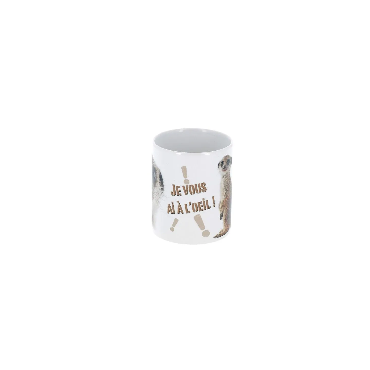 Tasse émaillée Fantaisie 'Fou RAM Homme Stars' - Motif Rétro Et Drôle - Marque Gift Base
