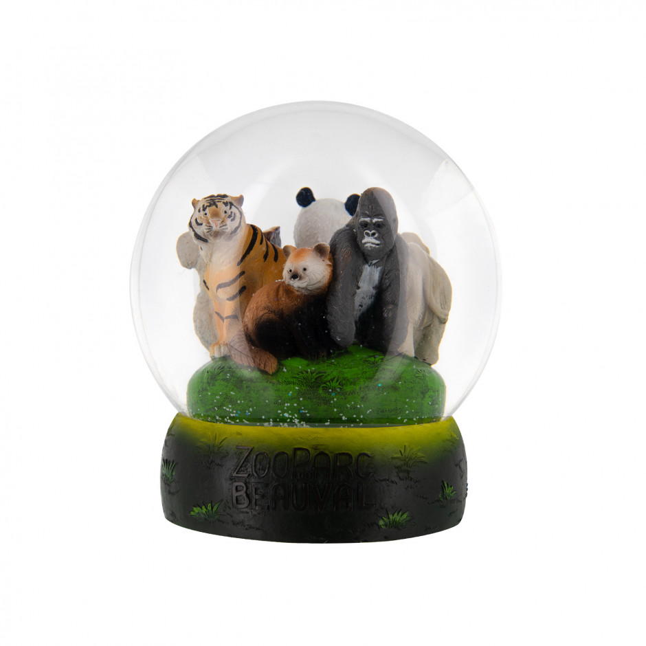 Boule à Neige En Forme De Mouton - Décoration Paillettes 6,5 Cm - Idée Cadeau Animal Mignon