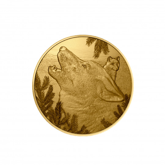 Médaille Monnaie de Paris loup