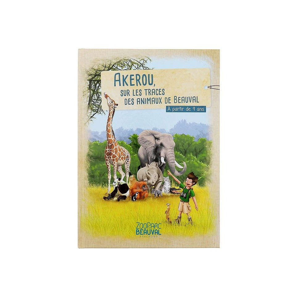 Livre "Akerou sur les traces des animaux de Beauval"