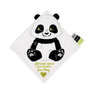Doudou plat carré panda