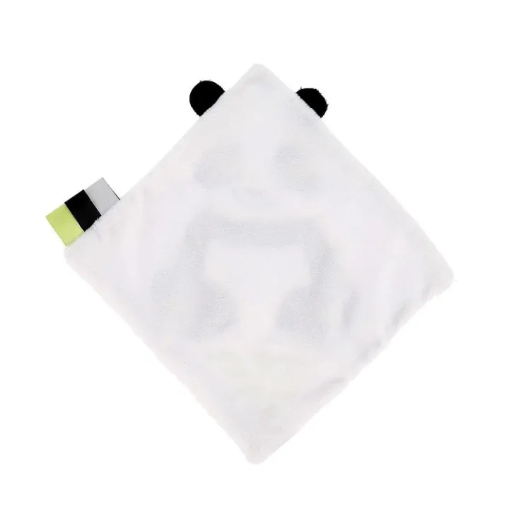 Doudou plat carré panda