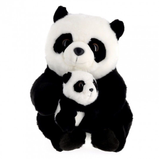 Peluche panda Xie Xie et son bébé